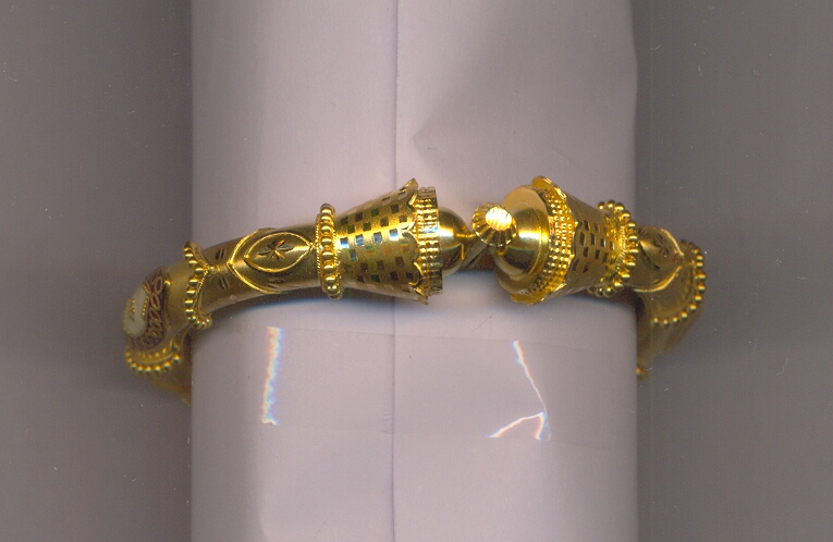 GOLD BANGLE PLAIN FANCY