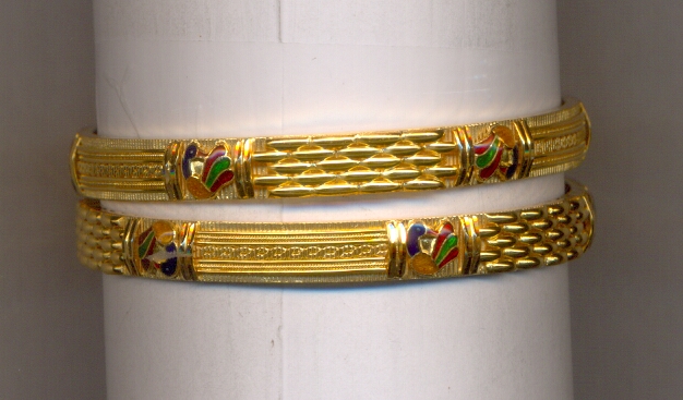 GOLD BANGLE PLAIN FANCY