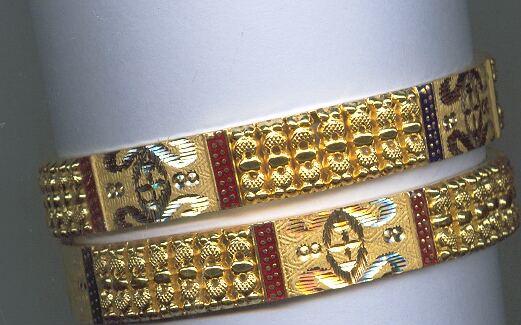 GOLD BANGLE PLAIN FANCY