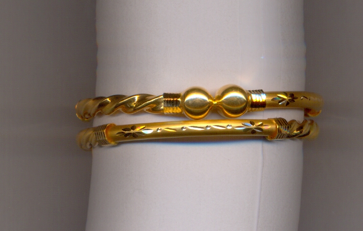GOLD BANGLE PLAIN FANCY