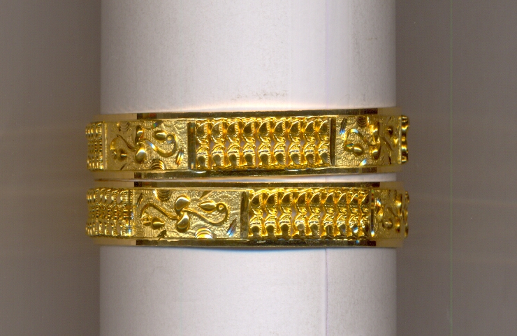 GOLD BANGLE PLAIN FANCY