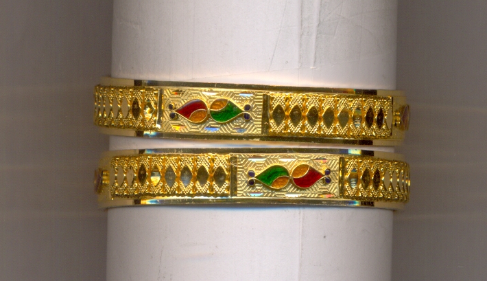 GOLD BANGLE PLAIN FANCY