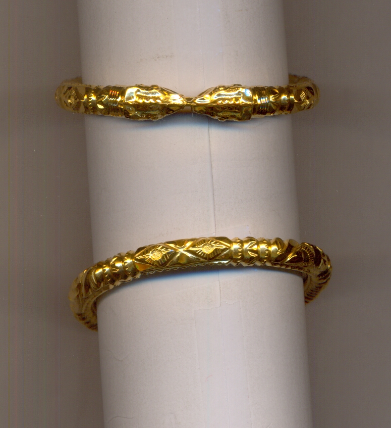 GOLD BANGLE PLAIN FANCY