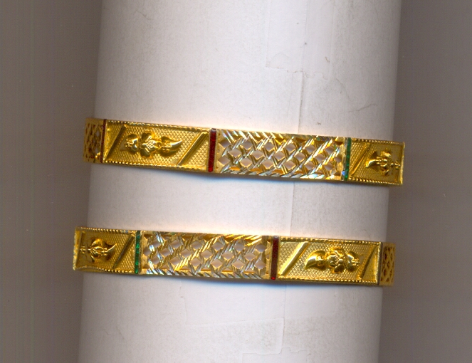 GOLD BANGLE PLAIN FANCY