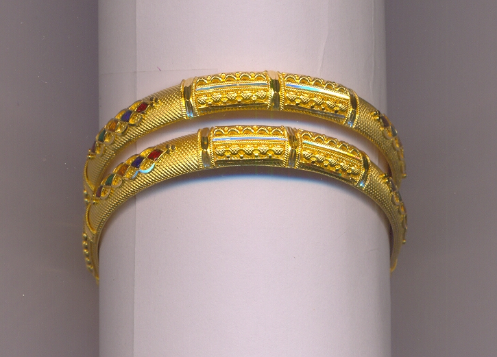 GOLD BANGLE PLAIN FANCY