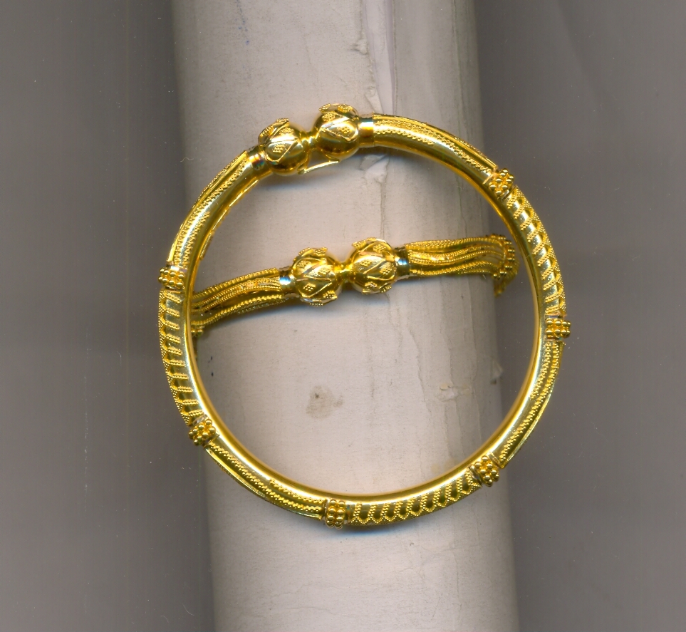 GOLD BANGLE PLAIN FANCY