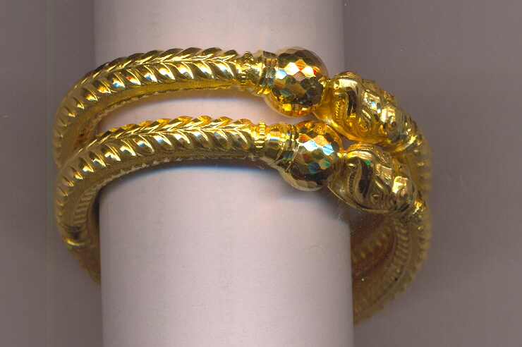 GOLD BANGLE PLAIN FANCY