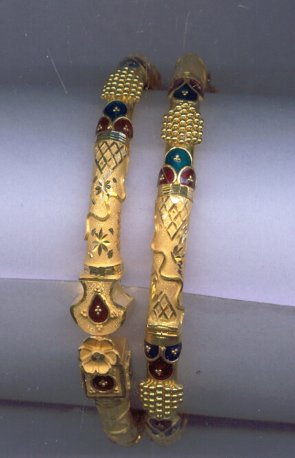 GOLD BANGLE PLAIN FANCY