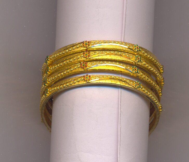 GOLD BANGLE PLAIN FANCY