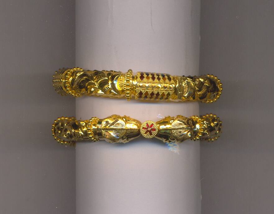 GOLD BANGLE PLAIN FANCY