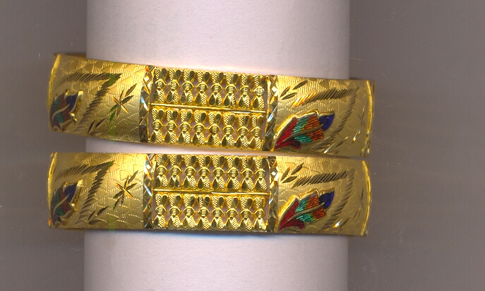 GOLD BANGLE PLAIN FANCY