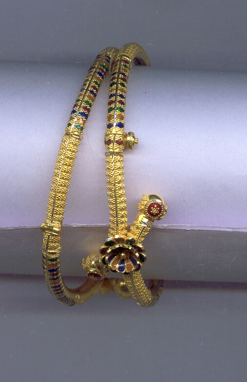 GOLD BANGLE PLAIN FANCY