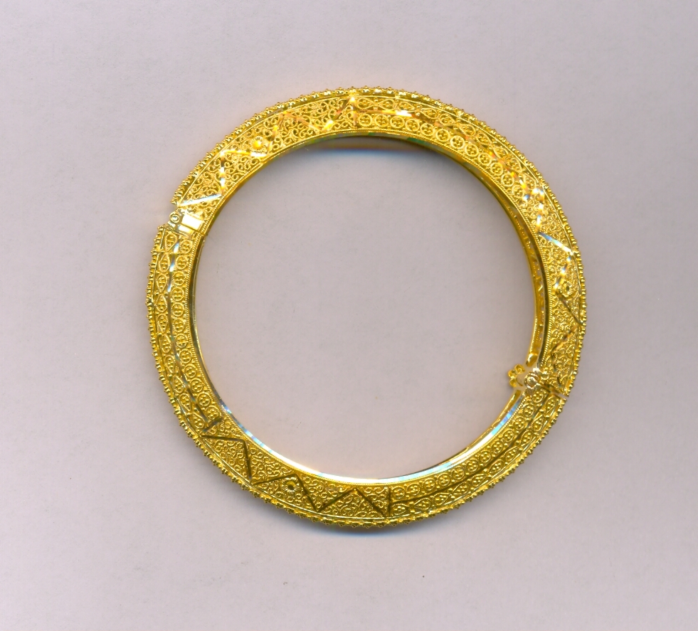 GOLD BANGLE PLAIN FANCY