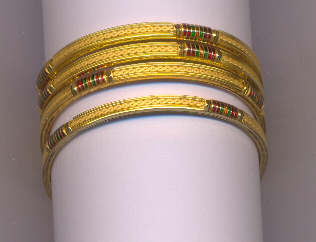 GOLD BANGLE PLAIN FANCY