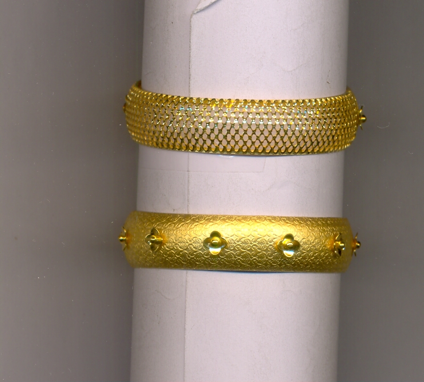 GOLD BANGLE PLAIN FANCY