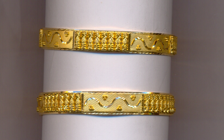 GOLD BANGLE PLAIN FANCY