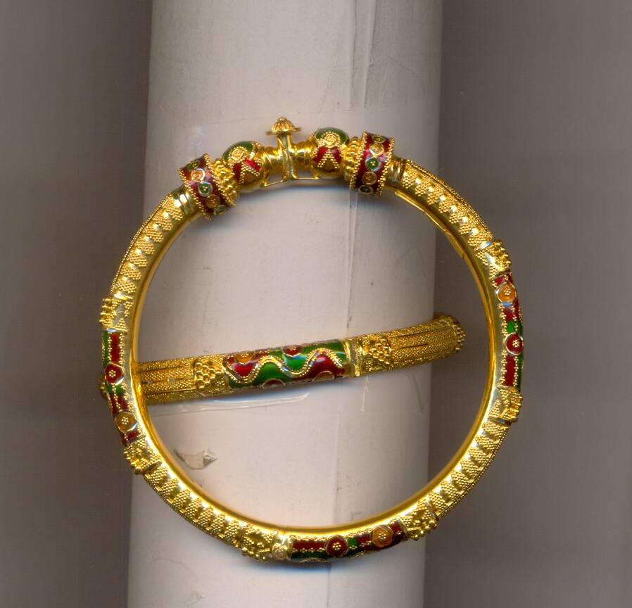 GOLD BANGLE PLAIN FANCY