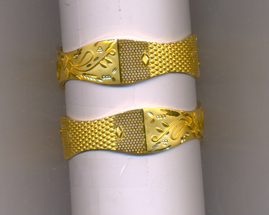 GOLD BANGLE PLAIN FANCY