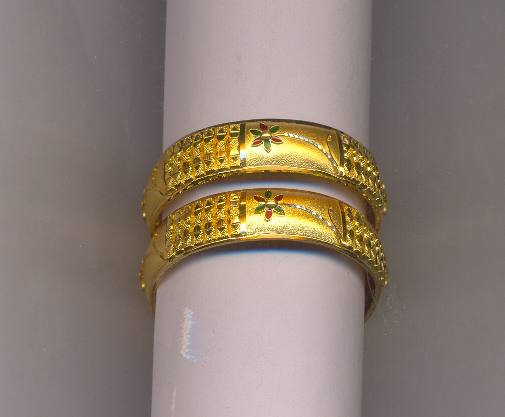 GOLD BANGLE PLAIN FANCY