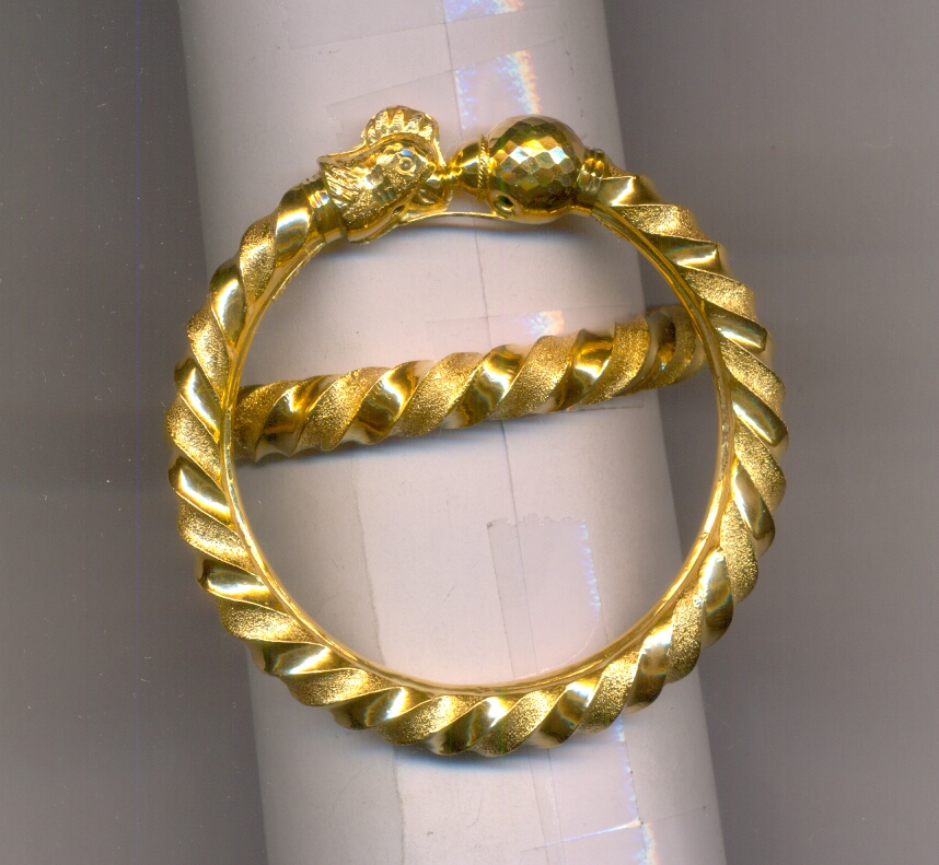 GOLD BANGLE PLAIN FANCY
