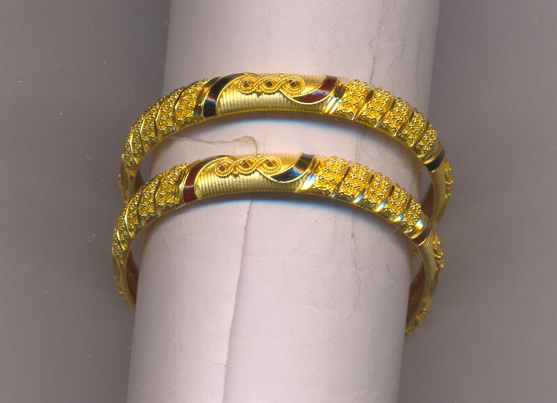 GOLD BANGLE PLAIN FANCY