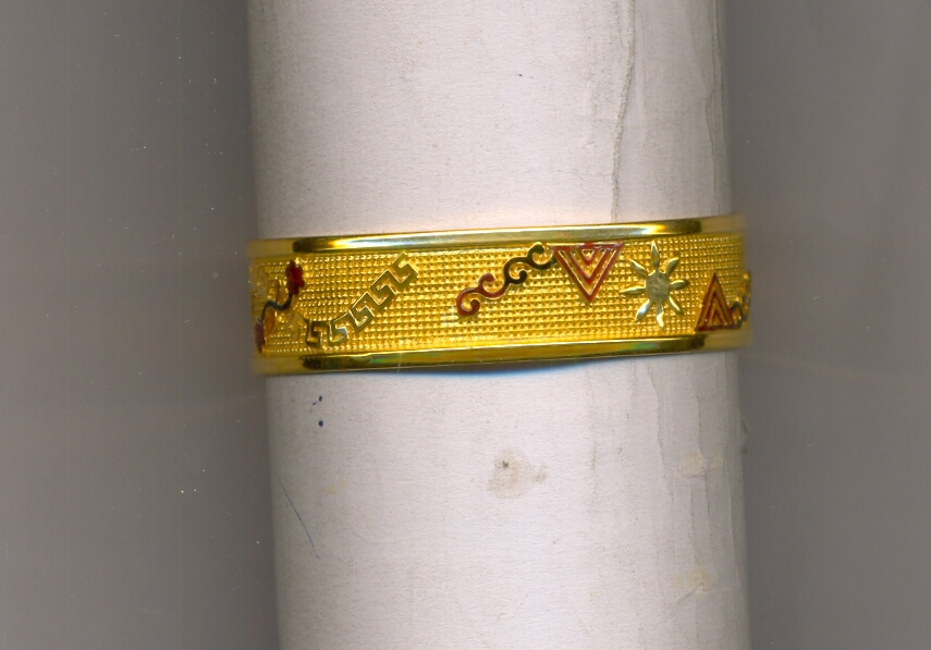 GOLD BANGLE PLAIN FANCY