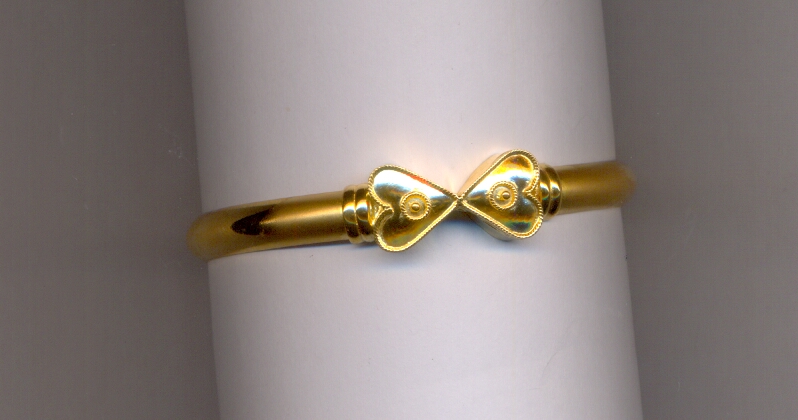 GOLD BANGLE PLAIN FANCY