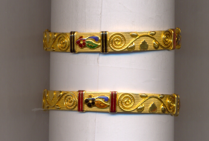 GOLD BANGLE PLAIN FANCY
