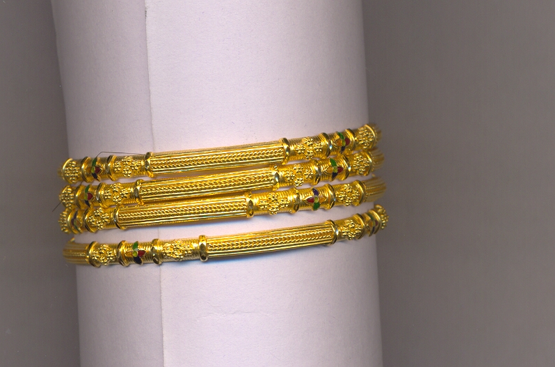GOLD BANGLE PLAIN FANCY