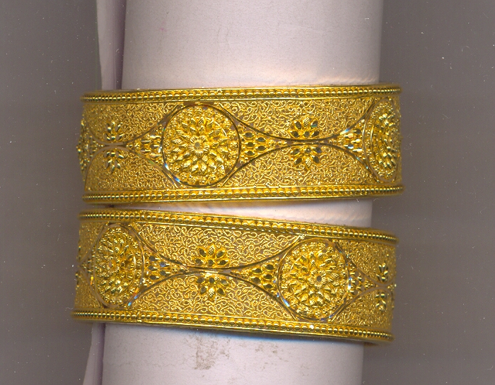 GOLD BANGLE PLAIN FANCY