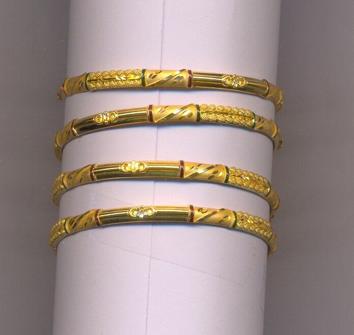 GOLD BANGLE PLAIN FANCY