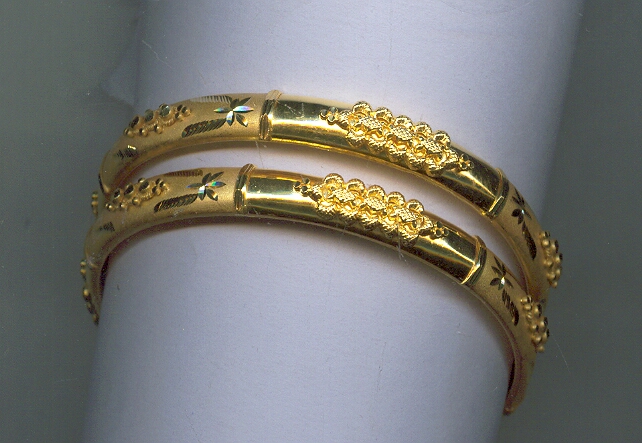 GOLD BANGLE PLAIN FANCY