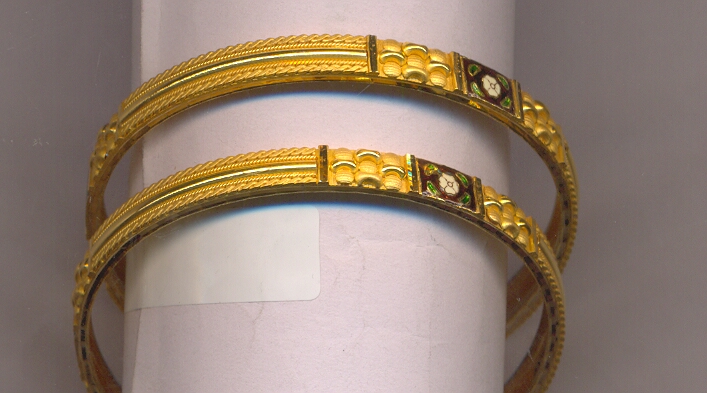 GOLD BANGLE PLAIN FANCY