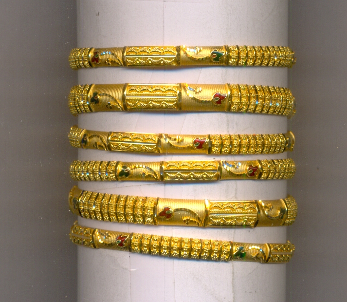 GOLD BANGLE PLAIN FANCY