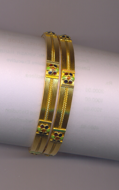 GOLD BANGLE PLAIN FANCY