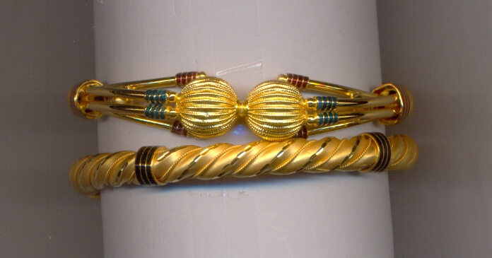 GOLD BANGLE PLAIN FANCY