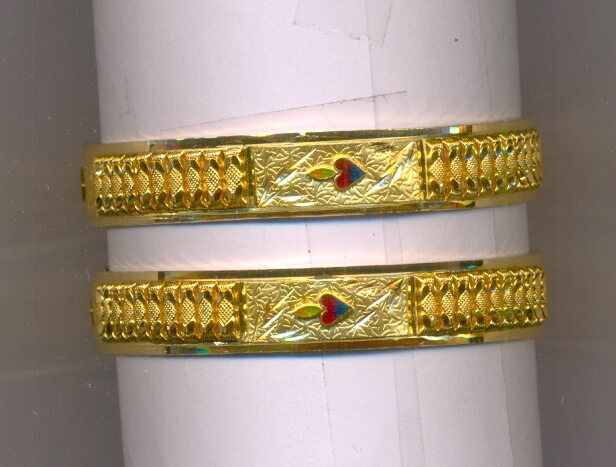 GOLD BANGLE PLAIN FANCY
