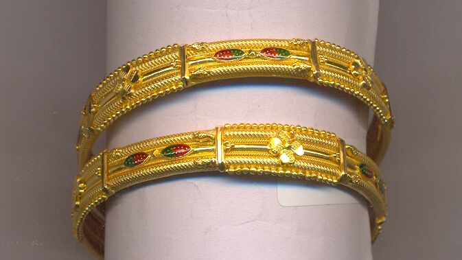 GOLD BANGLE PLAIN FANCY
