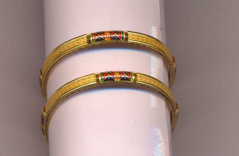 GOLD BANGLE PLAIN FANCY