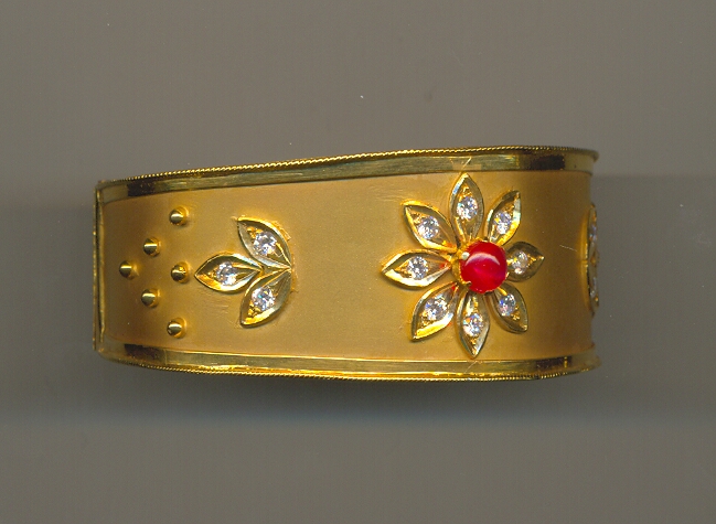 GOLD BANGLE PLAIN FANCY