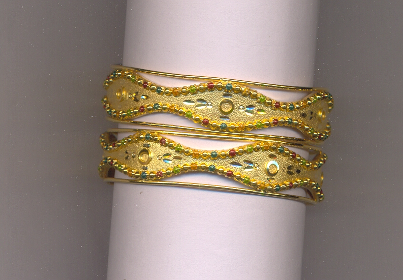 GOLD BANGLE PLAIN FANCY
