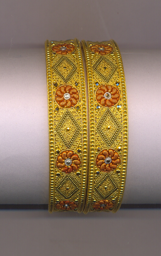 GOLD BANGLE PLAIN FANCY