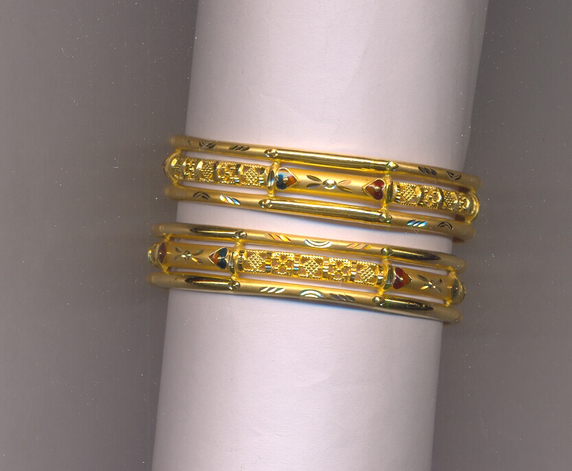 GOLD BANGLE PLAIN FANCY