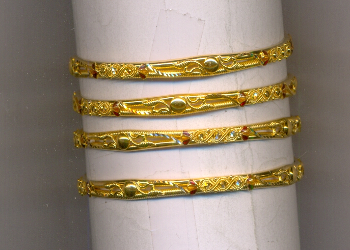 GOLD BANGLE PLAIN FANCY