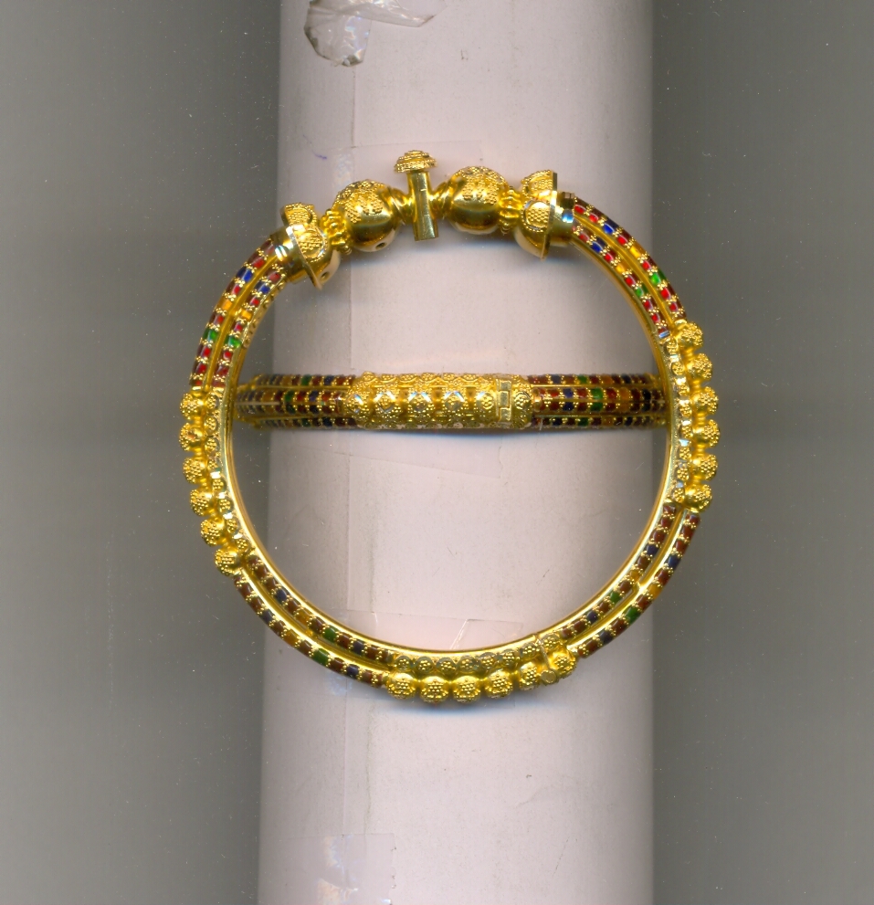 GOLD BANGLE PLAIN FANCY