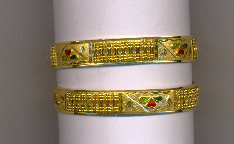 GOLD BANGLE PLAIN FANCY