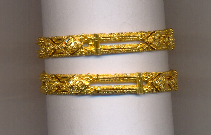 GOLD BANGLE PLAIN FANCY