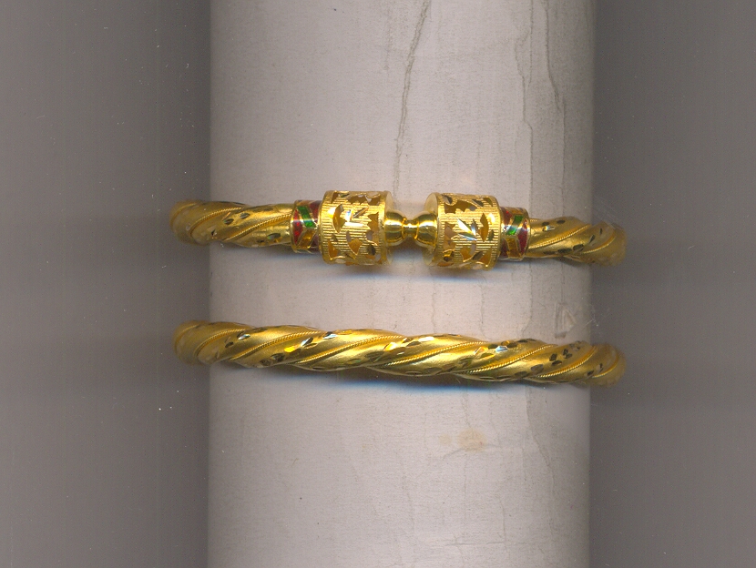 GOLD BANGLE PLAIN FANCY