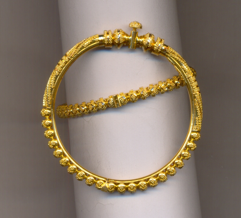 GOLD BANGLE PLAIN FANCY