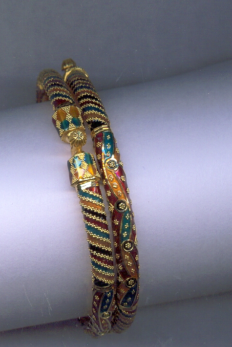 GOLD BANGLE PLAIN FANCY